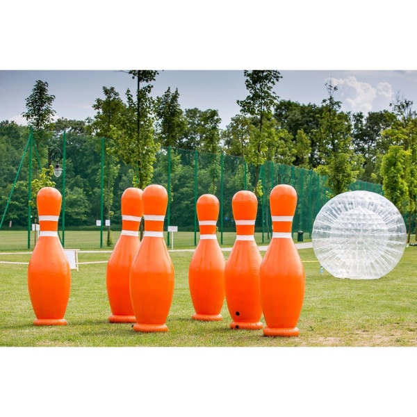 SET aufblasbarer Kegel 2 m für Human Bowling - 6 Stk.