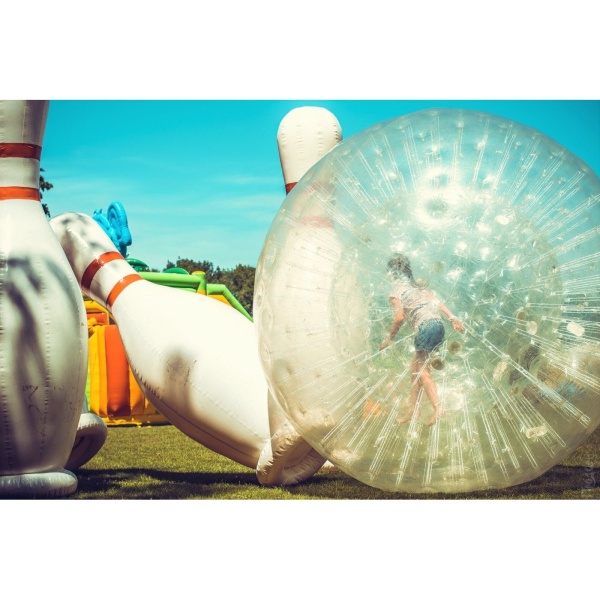 SET aufblasbarer Kegel 2 m für Human Bowling - 6 Stk.