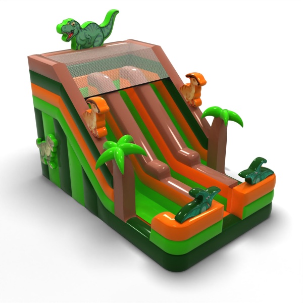 Doppelte Rutsche mit Motiv Dinosaurier mini
