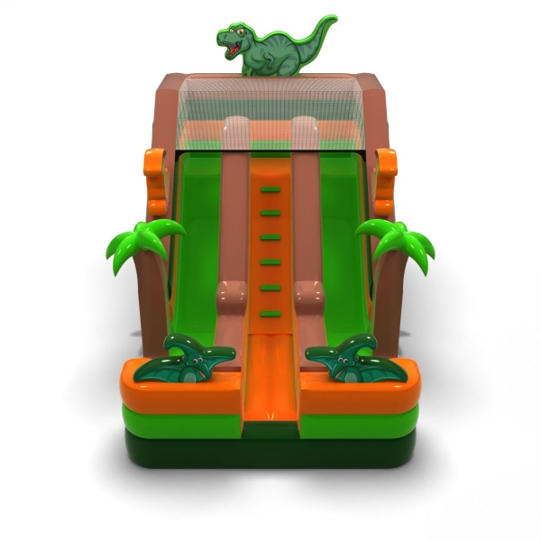 Doppelte Rutsche mit Motiv Dinosaurier mini