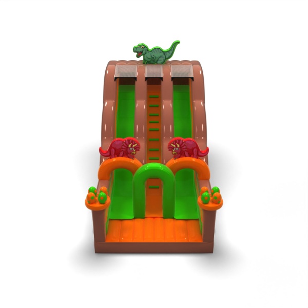 Doppelte Rutsche mit Motiv Dinosaurier