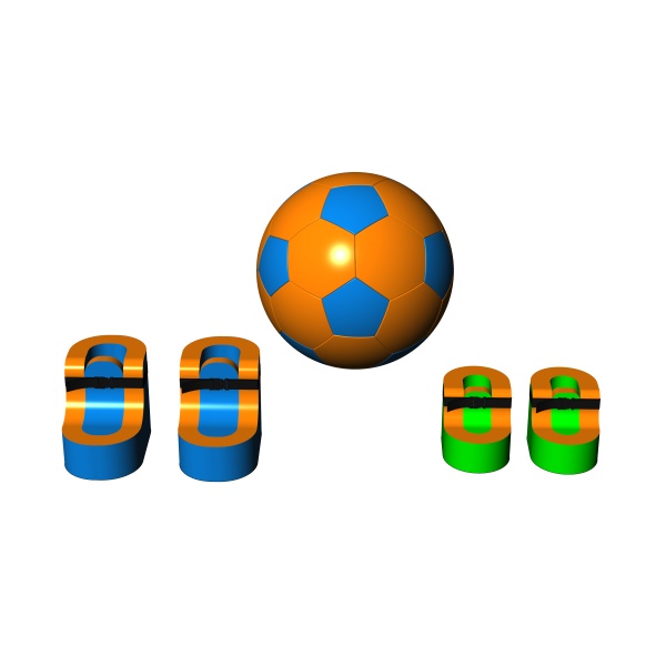 SET giga football für Erwachsene