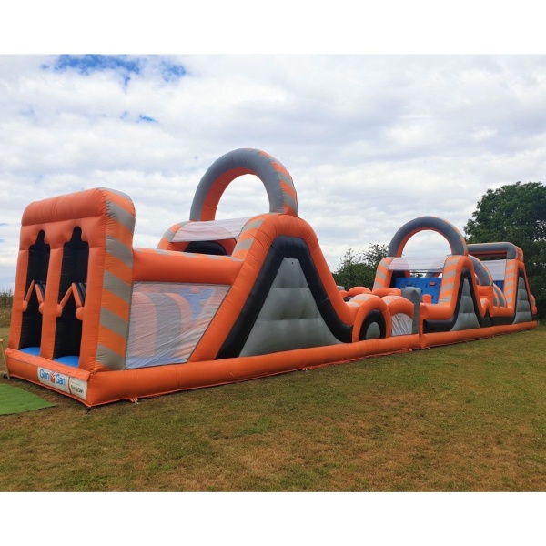 Aufblasbarer Hindernisparcours CrashKader Long - 30 m