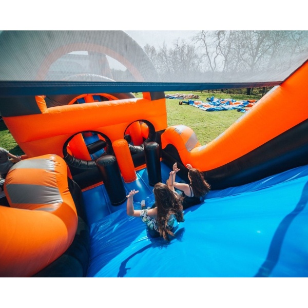 Aufblasbarer Hindernisparcours CrashKader Long - 30 m