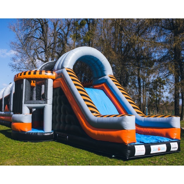 Aufblasbarer Hindernisparcours CrashRunner - 24 m