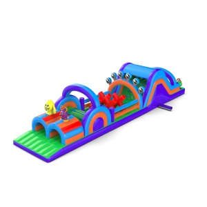 Aufblasbarer Hindernisparcours Monsterchen - 15 m
