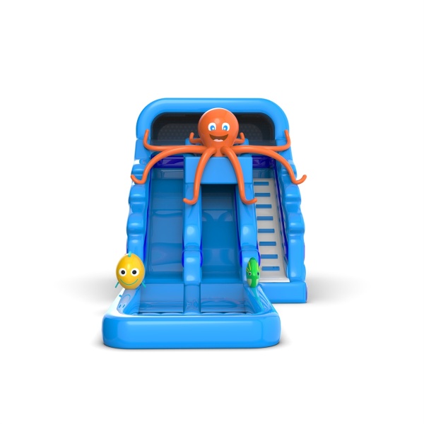 Aufblasbare Rutsche Wasserrutsche mit Oktopus