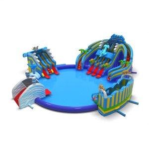 Aufblasbarer Wasserpark...
