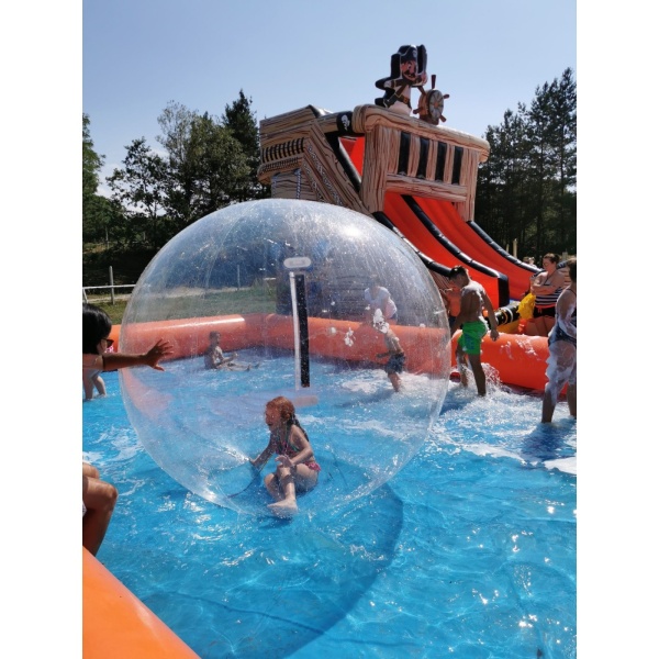 Aufblasbares Wasserbecken für Wasserlaufbälle 6 x 6 m