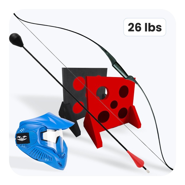 SET Archery Tag Premium 26 lbs - für 12 Spieler - Schnellpfeile